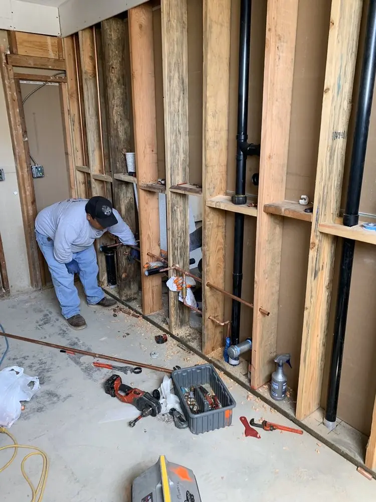 Commercial rough-in plumbing for Water Heater Replacement in Laurel Park